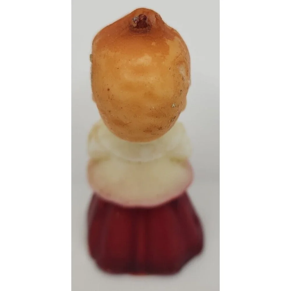 Vintage Gurley‎ Caroler Girl Candle 2.75